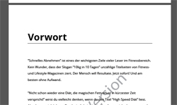 High Speed Diät Vorschau