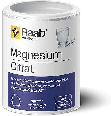 Raab Vitalfood Magnesium Citrat Pulver