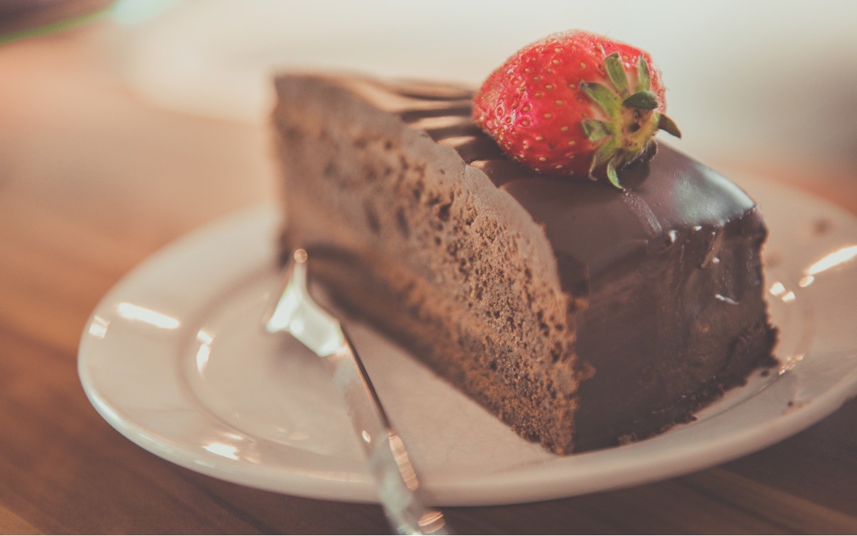 Schokokuchen als Sinnbild fuer flexible Diaet und IIFYM